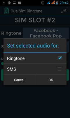 DualSim Ringtone 1.2.0. Установка мелодии для каждой SIM-карты