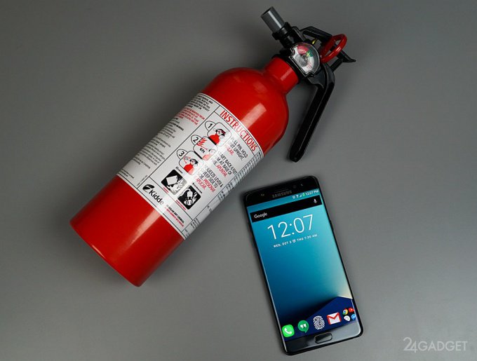 Официально названа причина самовозгорания Galaxy Note 7